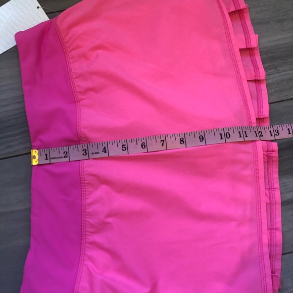 NWT Lululemon 6 Pace Setter Skirt RARE Pinkalicious Hot Pink Rear Pleats - Picture 14 of 15